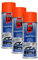 3x KWASNY 233 255 AUTO-K TUNING Liquid Gum Neon-Orange Lackspray 400ml