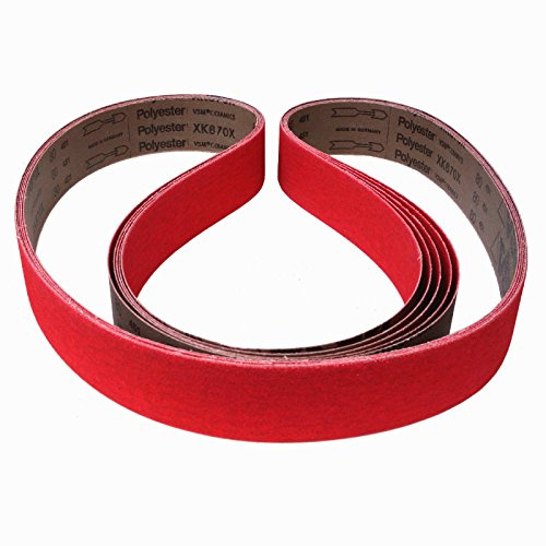 VSM XK870X Lot de 5 bandes abrasives 50 x 2000 mm Grain P40