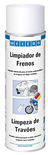 WEICON Limpiador de Frenos | 500 ml | Universal para el sector autmovilístico| Transparente