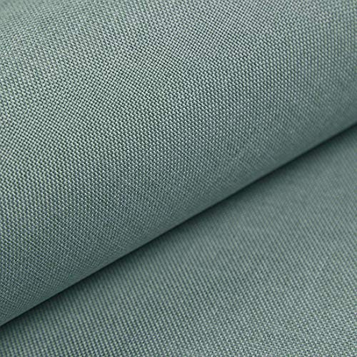 HEKO PANELS Torino Möbelstoff Meterware, Polsterstoff, Pfefferminze | Stoff zum Nähen, Bezugsstoff für Möbel, Stühle, Ecksofa, Eckbank, Sofa, blickdicht, 100 % Polyester, 230 g/m²