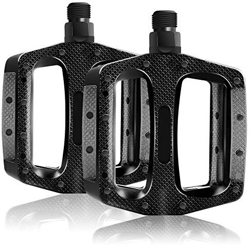 Pédales de vélo, Universelles Pedale VTT Pédales de Vélo de Montagne du Durable et Antidérapant à Plate-Forme Large pour Vélo de Montagne 9/16 BMX Vélo de Route Pliant Accessoires de Vélo