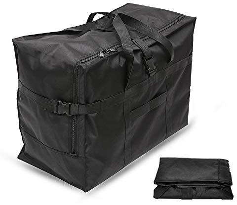 Große Reisetasche Faltbar Duffle Bag für Urlaub Camping Sporttasche 100L | Heavy-Duty,900d Oxford,Leichte,Weekender Wasserdicht,Schuhfach für Damen Herren,Handgepäcktasche
