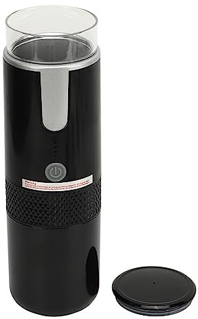 Dpofirs Macchina per caffè Espresso Elettrica Portatile, Tazza da Viaggio Bicchiere da caffè Caffettiera Portatile Automatica USB C Ricaricabile, Piccola e Compatta per Viaggi in