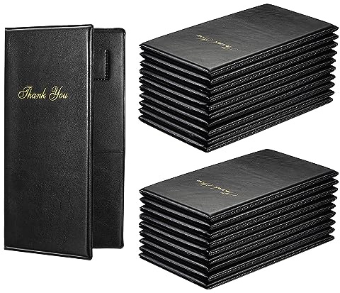 PATIKIL 20Stk Check Buch Server Gästebücher Restaurant Halterung | für Rechnung Karte Kaufmännische Spitze Karte Quittung Bar Lieferungen
