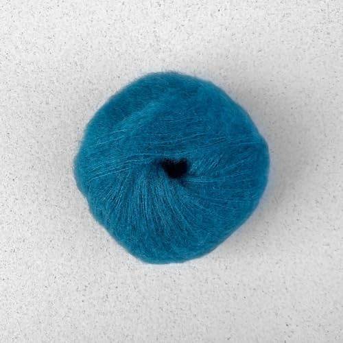 25 g Pascuali Manada | 45% Mohair, 25% Seide, 15% Yak, 15% Schurwolle, Farbe:Petrol 229