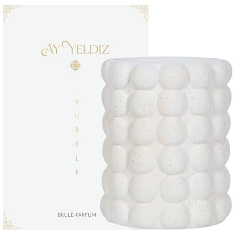AY YELDIZ bruciatore oli essenziali, brucia essenze, bruciatore cera profumata, Diffusore Aromaterapia in Ceramica, Design Elegante per Casa e Ufficio