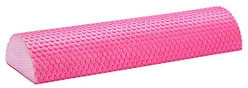 Medio Rodillo de Espuma para Yoga, Pilates y Fitness, Cilindro Medio de Foam para Pantorrillas, Ejercicio de Pie y Cuello, Liberación Profunda de Tejido Miofascial y de Dolores