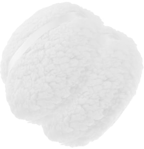 Ipetboom 2pcs Oversized Soft Plush Puff Body Applicator for Loose Reusable after Travel Use