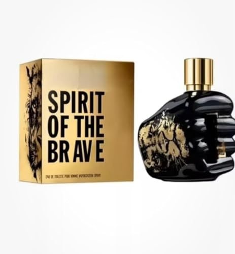 Spirit of the Brave Men's Eau de Toilette, Cypress, Bergamot and Tonka Bean Fragrance, 50ml Spray