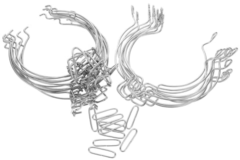 WATIIFUFU 10 Piezas Hebillas de Alambre para Tarros Cierre Hermético con Resorte Sujetadores de Inoxidable para Almacenamiento de Alimentos y Conservas Aptas para Botes Grandes
