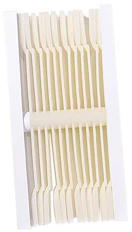JECOMPRIS Présentoir à Vernis à Ongles 24 Couleurs en Éventail, Support Rotatif Spirale, Cartes de Couleurs pour Manucure Professionnelle, Planche D’entraînement Nail Art, Conseils