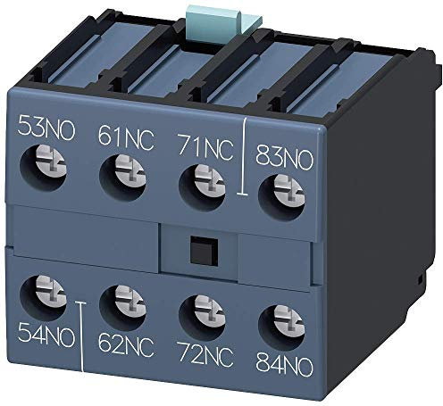 Siemens SIRIUS/Lock Auxiliary Contact Block 2 NA + 2NC 4 Poles Connection Screw s0-s12