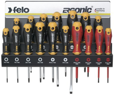 Felo 00040091743 Ergonic XXL-Rack Serie 400, 17-teilig Multicolor