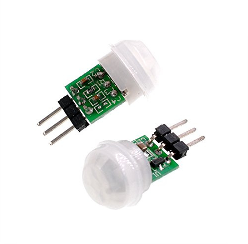 Oiyagai 2 Stück AM312 Mini-Pyroelektrischer PIR-Sensormodul Manuelle Bewegung Infrarot IR-Detektor SR301