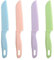 Coltelli da Cucina in Plastica,4 Pezzi Coltello di Sicurezza per Bambini Coltelli da Cucina Sicuri Coltello da Frutta Nylon per Pane Insalata di Lattuga Senza BPA