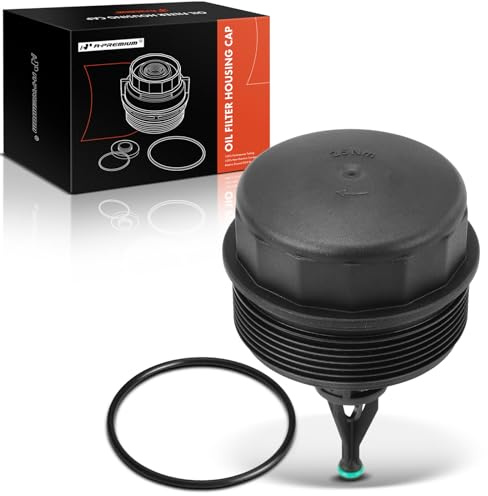 A-Premium Oil Filter Housing Cap Assembly Compatible with Jeep Grand Cherokee & Mercedes-Benz E320, E350, GLE350d, ML320, Sprinter 2500 3500, GL350, R320 & Dodge & Freightliner, Replace# 6421800038