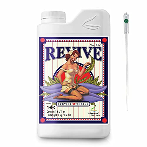 IVORYS-GARDEN Advanced Nutrients Revive + Pipette flüssig Dünger für alle Substrate Erde, Coco und Hydroponik solution flüssigdünger vitalisiert Zimmerpflanzen Soil Hydroponic Boost (250ml)