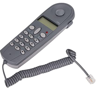 VBESTLIFE Wandtelefon, Rauschunterdrückung, Wahlwiederholung der Letzten Nummer, Schnurgebundenes, Hängendes Festnetztelefon für Zuhause, Büro, Hotel