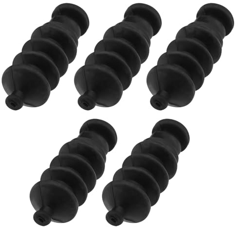 eMagTech 5 Stück Schutzmanschette aus Gummi, Schubstange, wasserdicht, Ersatz für Elektrisches Boot, RC, Elektrisches Boot, ohne Bürste, Methanolboot