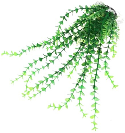 FOMIYES Plante Daquarium Réaliste en Herbe Artificielle pour Décoration Daquarium Fraîche Et Sûre Facile À Nettoyer