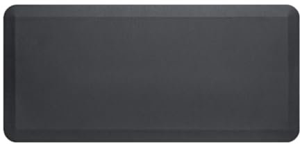 FLCPJGV Bodenmatte für Die Küche, Ergonomische Stehmatte, Küchenteppich für Werkstatt Und Spüle, Grau