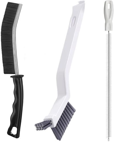 Xemnys Stura Lavandini e Scarichi Spazzola, Sbloccante per Scarico Lavandino Fogne, Spazzola per la Pulizia delle Fessure e Pulisci Fughe, Strumento Pulizia per Bagno, WC, Cucina, Vasca