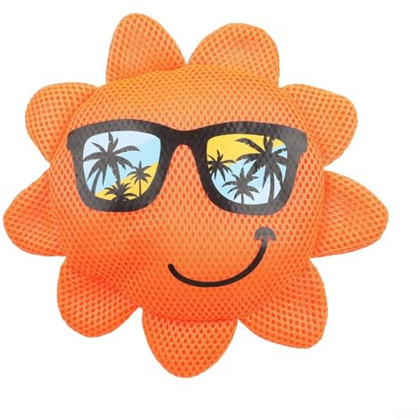 Homeponnew Éponge de nettoyage de filtre absorbant l'huile de piscine 23 x 23 x 5 cm, outil de traitement de l'eau pour jacuzzi et spa, collecteur de débris de surface, orange, accessoire d'entretien