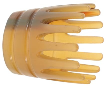 Pettine Massaggiante Corno di Bue Cuoio Capelluto | Design Ergonomico, Antistatico e Multifunzione, Stimolazione Precisa dei Punti, Uso Quotidiano