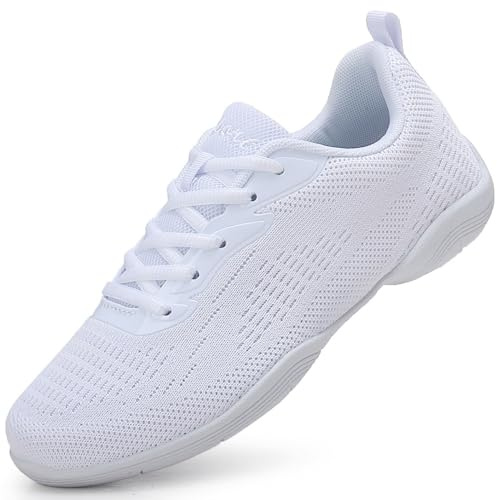 PQWXVYU Scarpe da Cheerleader Bianche per Donna Antiscivolante Taglia 39