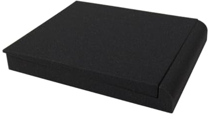 ARTIBETTER Pad Isolante in Schiuma Spessa 1 Pezzo, Nero, per Altoparlanti, Assorbimento Vibrazioni, Adatto per Monitor Audio e Casse Acustiche