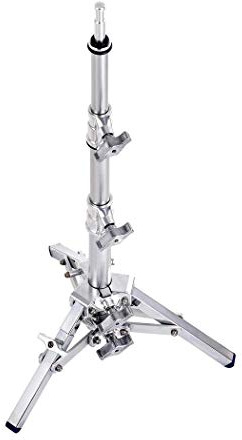 Manfrotto A0010 3pieds Silber Stativ – Stative (15 kg, 3 Füße, 100 cm, Silber, 43 cm, 52 cm)