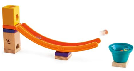 Hape Quadrilla Mega Skatepark, Zubehör für Kugelbahn, Murmel-Sprungchance, ab 4 Jahre