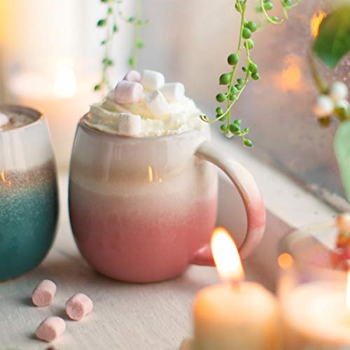 Sass & Belle Tasse rose ombrée émaillée par trempage
