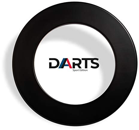 Dartboard Surround schwarz, Dartboard Surrounds, Dart Surround, Auffangring Dart, Catchring, Wandschutz für alle gängigen Dartscheiben