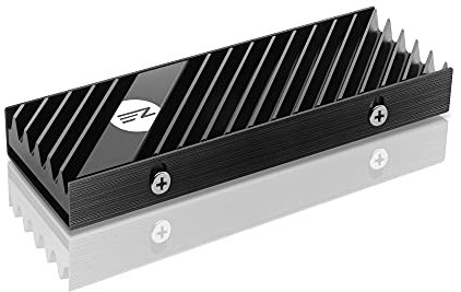 EZDIY-FAB M.2 SSD heatsink 2280, Double-Sided Heat Sink, High Performance SSD Radiator for PC / PS5 for PCIE NVME M.2 SSD or SATA M.2 SSD- Black
