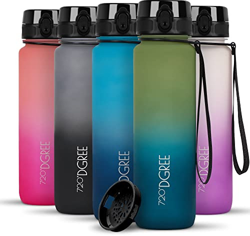 720°DGREE Trinkflasche „uberBottle“ Sieb – 6 Größen, über 40 Farben wählbar