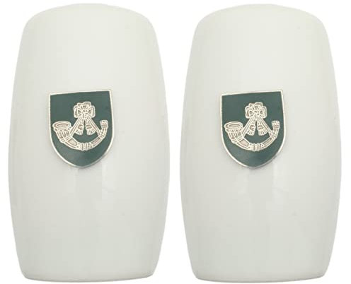 Light Infantry China Salt and Pepper Shakers Cruet Set Modern White CSP ME38