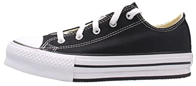 Converse Pojkar Chuck Taylor All Star Eva Lift Canvas plattform sneakers, Svart Vit Svart, 31 EU