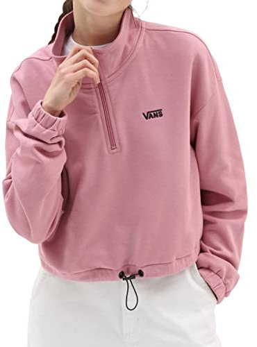 Vans Felpa Donna Wm Left Chest Half Zip Fleece Vn0a4r97bd5