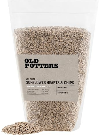 Old Potters Wildlife Sunflower Hearts & Chips, 6 lbs