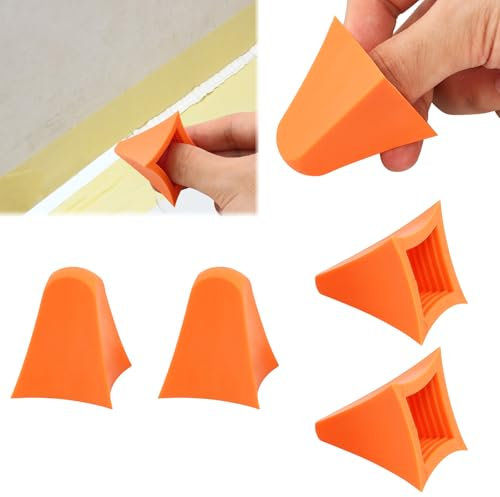 RZCOMP Silicone Caulking Tools,Silicone Seam Tool Caulking Finger Tool Silicone Caulk Smoothing Tool,Silicone Cone Tool for Kitchen, Bathroom Wall Joints, Floor Gaps 4Pcs