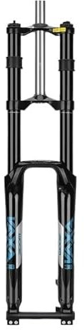 LUOKEKE Fahrrad Gabel 26 Zoll 27,5 Zoll 29 Zoll Downhill-Bike Vorderradgabel Aluminiumlegierung 170mm Federweg MTB Mountainbike Hydraulische Federgabel Fahrradgabeln(26 Black)