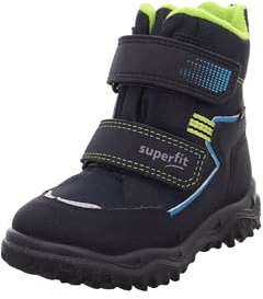 Superfit Pojkar Husky, varmt fodrade Gore-tex blå/ljusgrön, 8010 stövlar, blå, ljusgrön 8010, 34 EU
