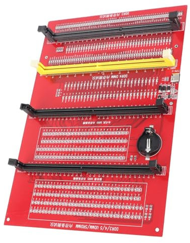 4 in 1 Speicherdiagnoseanalysator Desktop DDR3 DDR4 DDR5UDMM DDR5RDIMM -TESTER -Karte mit Licht für Wartungstester
