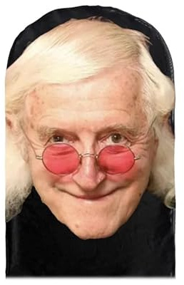 Palmer Tech Jimmy Savile Sheisty Ski Mask - Funny Celebrity Balaclava Gift Black