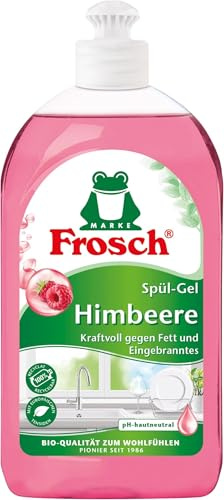Frosch Himbeer Spül-Gel, 500 ml, Pink (Packung mit 5)