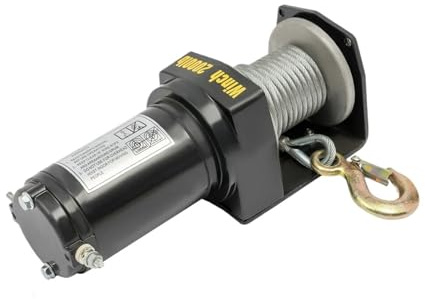 Montacargas eléctrico Cabrestante eléctrico, polipasto de cable, 0,4 KW, motor con mando a distancia, altura de elevación 6 m, capacidad de carga 900 kg Polipasto Cabrestante Eléctrico