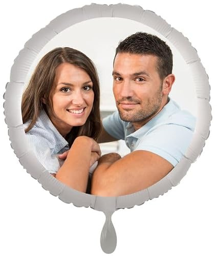 Personalisierter Ballon mit Foto, zum Selbstgestalten, Fotoballon als Geschenkidee, ohne Helium