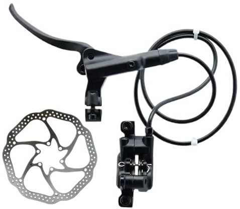 HB-876 4 Kolv Vikbar Mountain Bike Disc Hydraulisk bromssats Fram 800 Bak 1450mm Mtb Cykel Cramp Parts(BLF 800mm -RO 160mm)
