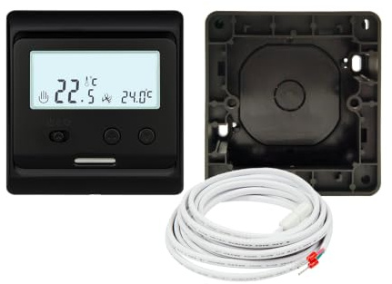 Mi-Heat M3 12V DC Thermostat Aufputz Set Heizfolie Fußbodenheizung 20A 240W